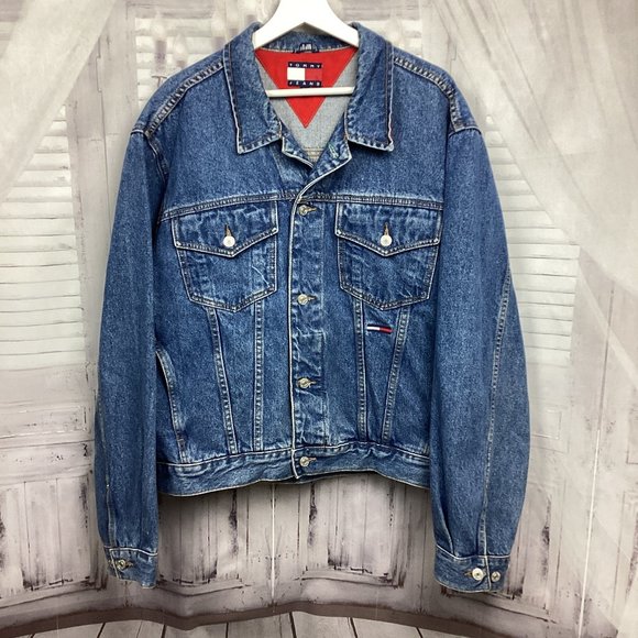 Tommy Hilfiger Other - Vintage Tommy Jeans Denim Trucker Jacket XL